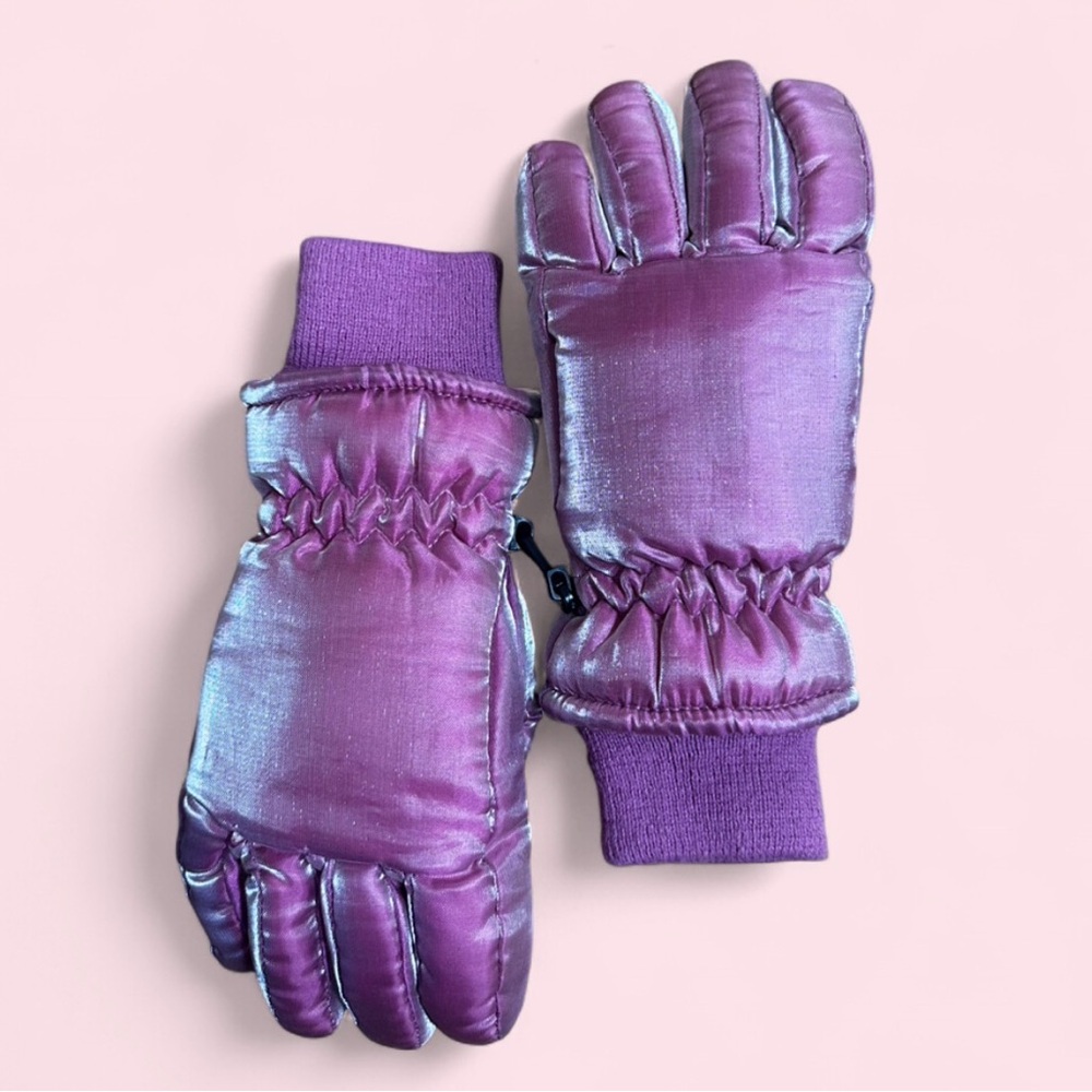 Target Girls Pink Winter Ski Gloves